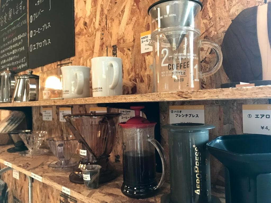 コーヒー体験コーナー
